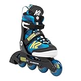 K2 Skates Inline Skates Raider Beam Jungen - Größen verstellbare Kinder Inline Skates — Blue - Yellow — 30G0135