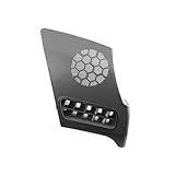 ANKOULA Car-Styling Armaturenbrett-Seitenlüftungs-Lautsprechergrillabdeckung Kompatibel mit E-Klasse W210 1996-2002 Schwarzes Autozubehör(Right)