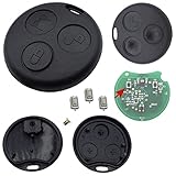 Smart Autoschlüssel Schlüsselgehäuse für FORTWO MC01 450 + 3X Mikrotaster NEU