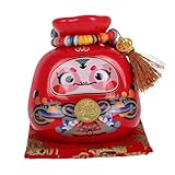 POPETPOP Schlangen-sparschwein, Keramik-münzbank, Tierform, Gelddose Für Neujahrsdekorationen, Niedliche Münzbank, Desktop-sparkasse