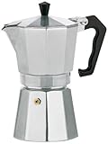 Kela 10591 Espressokocher, Für 6 Tassen, Aluminium, Italia