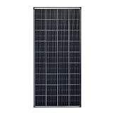 enjoy solar® 180W 12V Monokristallines Solarmodul, PERC 9BB - Solarpanel ideal für Wohnmobil, Balkonanlage, Gartenhäuse, Boot (Schwarzer Rahmen)