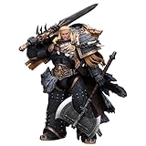 HiPlay JoyToy Warhammer The Horus Heresy Collectible Figure: Space Wolves Leman Russ Primarch of The VIth Legion, 1:18 Scale Action Figures JT6137