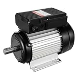 VEVOR 2,2 kW Elektromotor 2800 U/min, AC 220–240 V, 13,8 A, 90 L, B3-Rahmen, Luftkompressormotor 1-phasig, 24 mm Keilwelle, Rechts-/Linkslauf für landwirtschaftliche Maschinen und allgemeine Geräte