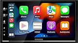 KENWOOD DMX7722DABS - 17,3 cm (6,8") Digital Media AV-Receiver mit Wireless CarPlay & Android Auto (4x50W, DAB+/UKW, BT, 3X Pre-Out 2,5V, USB, iPod/iPhone Control)