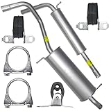 Adamot Schalldämpferset Auspuffanlage Auspuff für Ibiza 3 III 6L Fabia 1 I 6Y 1.0i 1.4 16V 1.4i 1.4i 16V Polo 4 IV 9N