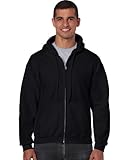 Gildan Heavy Blend Erwachsenen Kapuzen Sweatjacke 18600 Black, L