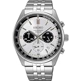 Seiko Herren Analog Quarz Uhr mit Edelstahl Armband SSB425P1