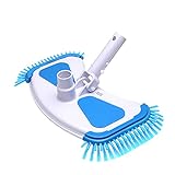 POWERHAUS24® -Bodensauger De Luxe - mit seitlichen Bürsten - Schlauchanschluss - Ø 32/38mm - mit Aufnahme für Teleskopstange