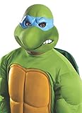 Nickelodeon Teenage Mutant Ninja Turtles Erwachsene Leonardo 3/4 Maske, Grün, Einheitsgre