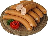 Brühpolnische mit Chili | Wurst geräuchert zum Braten, Grillen und Wurstwärmer 3 x 100g
