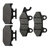 Motorrad Bremsbeläge Motorrad Bremsbeläge vorne und hinten für S&uzuki RM125 RM 125 1989-1995 DR 350 DR350 1990-1997 DR250 DR 250 1990-1995 MotorradBremsbacken (Farbe : Front and Rear)