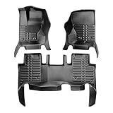 fussmattenprofi.com Auto Fussmatten Kompatible mit L. Rover Discovery 5 Baujahr ab 2018 I 100% Passgenau Geruchlos Allwetter Fussraumschale I 5D Premium TPE Fußmatten Set