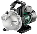 Metabo Gartenpumpe P 3300 G (600963000) Karton, Nennaufnahmeleistung: 900 W, Max. Fördermenge: 3300 l/h, Max. Förderhöhe: 45 m