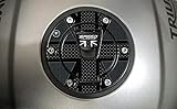 Motorrad 3D Gel Tankdeckel Aufkleber Kompatibel mit Triumph Speed ​​Triple 1200 RS