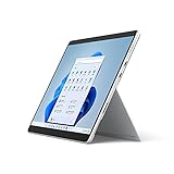 Microsoft Surface Pro 8, 13 Zoll 2-in-1 Tablet (Intel Core i7, 16GB RAM, 256GB SSD, Win 11 Home) Platin Grau