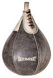 Bad Company Retro Rindsleder Boxbirne medium I Punching-Ball hängend