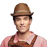 Boland - Tiroler Hut, Kopfbedeckung für Erwachsene, Filzhut für Bierfest, Festival, Karneval oder Mottoparty