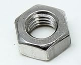 PD® Muttern M16 mit LINKSGEWINDE (DIN 934 / ISO 4032) | Hochwertige A2 V2A Edelstahl Sechskantmuttern | Hex Nut Edelstahlmutter für Schrauben, Gewindebolzen & Gewindestangen | 12 Stück