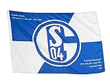 FC Schalke 04 Hissfahne/Hissflagge Erfolge 150x100 cm (Fahne) (2 Ösen)