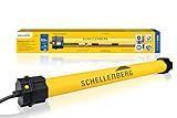 Schellenberg 20720 Rolladenmotor Maxi Plus 20 Nm, elektronische Endlageneinstellung, bis 8,5 m² Fläche, Rohrmotor für 60 mm Welle, Komplettset inkl. Wandlager