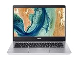 Acer Chromebook 314 (CB314-2HT-K4FZ) Laptop | 14 Full HD Touch-Display | MediaTek Octa-Core ARM Cortex A73/A53 (MT8183) | 8 GB RAM | 128 GB eMMC | Mali-G72 MP3 GPU | Google Chrome OS | silber