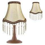 Tutamaz Lampenschirm Retro Vintage 70er,Lampenschirm retro, Lampenschirme Vintage, 70er Jahre Lampe, Lamp Shade 70s Design Stoff E14 Sockel Deckenlampe lampenschirme für Tischlampe