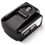 5.0Ah ErsatzAkku 18V Li-Ion für Bosch Power PBA PSB PSR, Kompatibel mit Bosch, Gloria, Gardena, Wagner, Emmaljunga Home and Garden 18V Werkzeuge