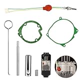 GEAREVER Diesel Standheizung Glühkerze Dichtung und Glühkerzenschlüssel, Keramik Reparatursatz Kompatibel mit 12V 2KW 5KW 8KW Eberspacher Auto Heizung Lufterhitzer, Standheizung Zubehör Ersatzteile