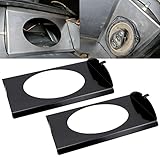 Sporacingrts Hintersitz-Lautsprecherhalterungen, kompatibel mit 1973–1987 Chevy GMC C10 Behind Seat Cab Corner Pickup für 6 x 9 Lautsprecher