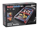 fischertechnik 569014 Advanced Slide Battle / Baukasten für Kinder ab 7 Jahre, Konstruktionsspielzeug, Geschicklichkeitsspiel mit Schleuder Gummi, Schwarz