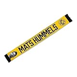 Borussia Dortmund Unisex BVB Mats Hummels Schal, Gelb, One Size