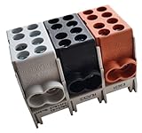 Hauptleitungs Abzweigklemme 3 polig für Hutschiene - VDE GEPRÜFT & MADE IN GERMANY - Strom Verteiler Klemmstein HLAZK3