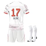Generisch White Camouflage Away Bayern Kinder 26 New Kids Boys Mens Soccer Sport Outfit Trikot Kinder Trainning Trikot Fussball Jungen T Shirt Shorts Socks Outdoor Football Jersey Set