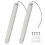Thlevel 84 LED Innenbeleuchtung Wohnmobil Innenleuchte 12V-85V 8W mit Schalter für Auto KFZ LKW Van Caravan 2 Stücke