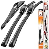 Recambo SCHEIBENWISCHER VORNE + HINTEN kompatibel für MERCEDES ML | Typ W166 | 2011-2015 (3er Set: 650mm / 575mm / 300mm)