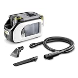 Kärcher SE 3-18 Compact Akku-Waschsauger (Integrierter Sprühschlauch, extra Wasch- und Fugendüse zur Polsterreinigung, 75 mm Arbeitsbreite, Durchspülfunktion, Autoreinigung, ohne Akku und Ladegerät)