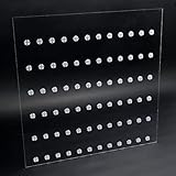 72er Inlay geeignet für IKEA RIBBA Rahmen 50 x 50 Designed für Minifiguren Platz für 72 Figuren