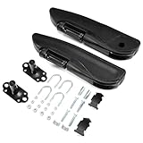 GEARMONSTER Paar Auto Sitzarmlehne Armlehne Armstütze einstellbar 0-120 Grad 37cm Verstellbare Universal Sitz Armlehne Handheld Rahmen für LKW PKW Wohnmobil T5 T6