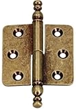 KOTARBAU Zierscharniere 45x45mm Möbelband Stilbänder Möbelscharnier Universal Rostabweisend Links Robust Praktisch Alt Messing