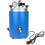 HYQNG Wachsinjektor, 2,5 l, Wachsinjektionsmaschine, 350 W, Wachsgießmaschine mit Doppeldüse, Vakuum-Wachsinjektionsmaschine für die Schmuckwachsinjektion, 30–110 ℃