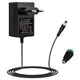 Netzteil 24V, Steckernetzteil 24v Universal AC/DC Netzadapter Transformator, Switching Adapter 100-240v 50-60hz für Radiowecker, LED-Strip Streifen, Speedport, Lichtleisten, USB-Hub, Switch, Router