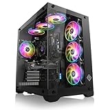 Gaming PC mit Windows 11 Home | AMD Ryzen 7 8700F 8X 4.1 GHz | RTX 5060 Ti (16 GB) | 2000 GB M.2 NVMe | 64 GB DDR5 RAM | WLAN | Computer für Zocker, Gamer Desktop Rechner zum Spielen | A14770