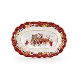 Villeroy & Boch – Toy's Fantasy Gebäckteller Weihnachten Groß, Stollenplatte, Weihnachtsteller, Weihnachten Teller Toys, Weihnachtsschale, Serviergeschirr, Weihnachtsgeschirr, Premium Porzellan