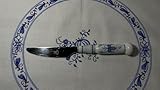 Generisch ABS rostfrei DDR Messer Obstmesser Buttermesser mit Zwiebelmuster Porzellan Griffen ca 20 cm
