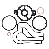 Doo Engy Ölfilter Gehäuse Dichtungssatz Ölkühler Ölfiltergehäuse Dichtung Reparatursatz für LT 35 28 46 28-35 1999-2006 Crafter 2006-2013 2.5 TDI