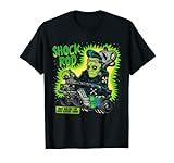 Frankenstein Shock Rod Gasser - Horror Psychobilly Punk Art T-Shirt