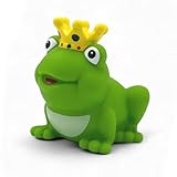 SUPERLOTTI Badefigur Froschkönig, eine original Quietschfigur, Qualitätsmarke für Kinder! Nur echt in der Apfelbox!