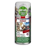 SONAX KlimaPowerCleaner AirAid symbiotisch Cherry Kick (100 ml) für langanhaltende Lufthygiene und angenehme Frische | Art-Nr. 03237000