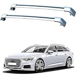 Auto Dachträger Dachreling für Audi - A6 Avant (C8, 4A5) [2018-2023], Dach Gepäckträger aus Aluminium,Silver
